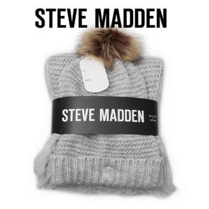 NWT Steve Madden Muffler & Beanie Set